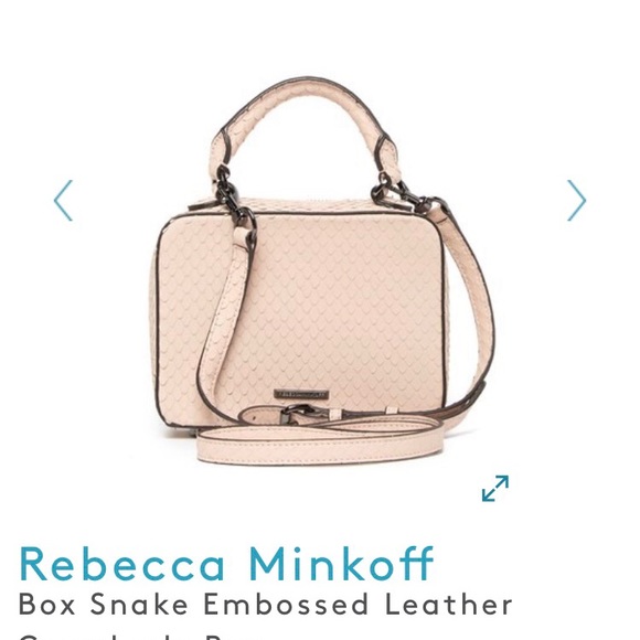 Rebecca Minkoff Box Snake Embossed Bag - Picture 2 of 11